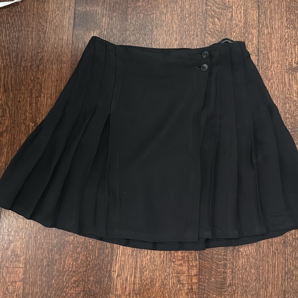 Vintage Pleated Mini Skirt